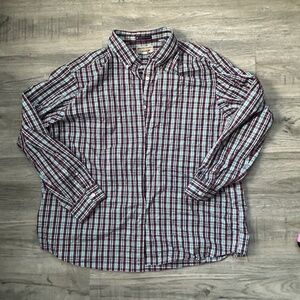 Duluth Trading Men's Casual Magnetic  Button Down Shirt Sz 2XL